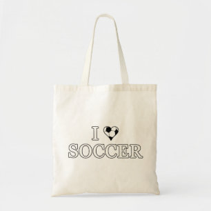 I Liebe Soccer Tragetasche