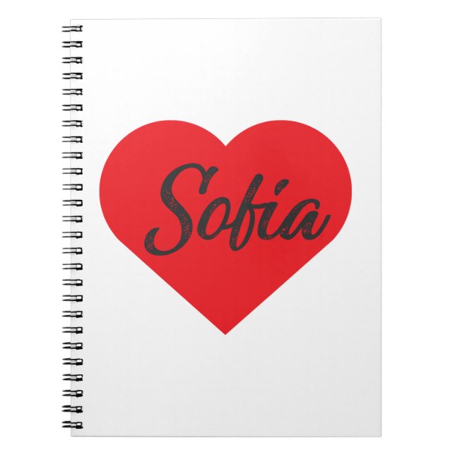 I Liebe Sofia - Bulgarien Notizblock (Vorderseite)