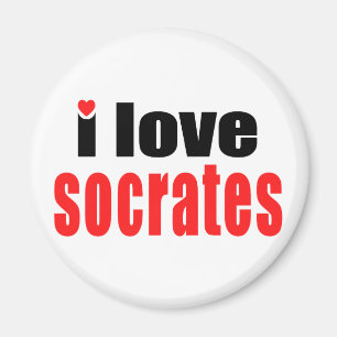 I Liebe Sokrates Magnet