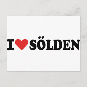 I Liebe Sölden Postkarte