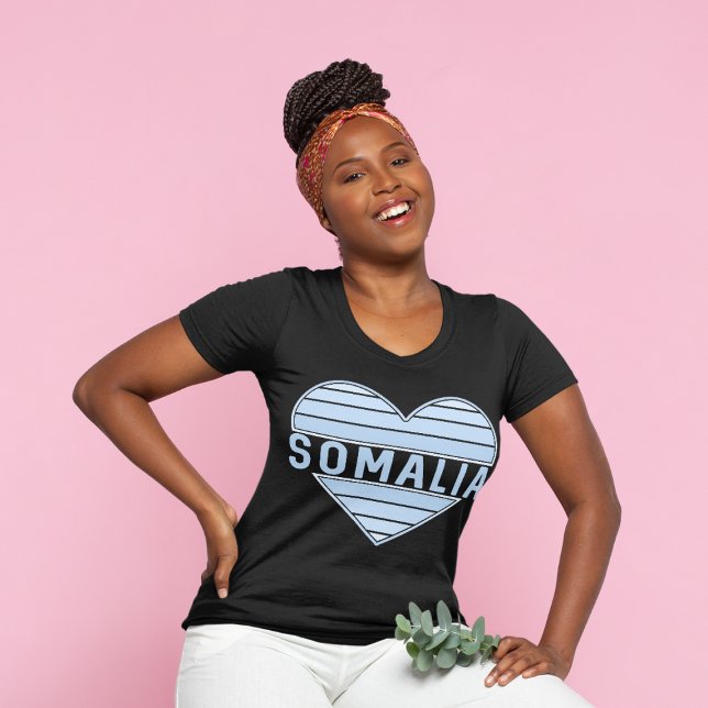 I Liebe Somalia, Somali T-Shirt (Somalia Heart T-Shirt)