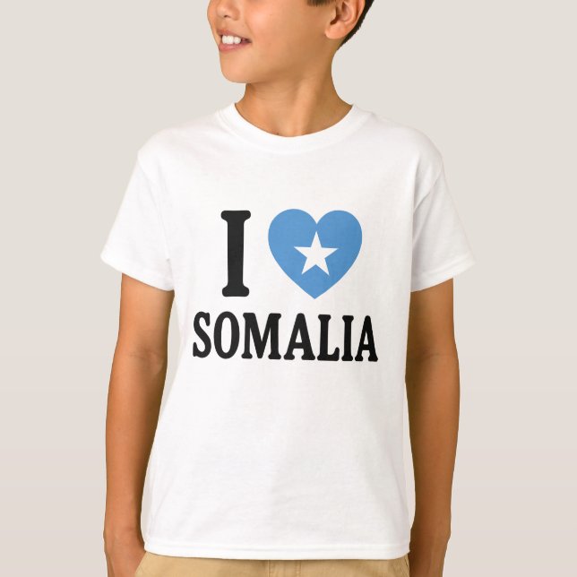 I Liebe Somalia T-Shirt (Vorderseite)