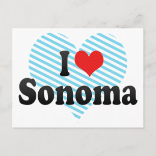 I Liebe Sonoma Postkarte