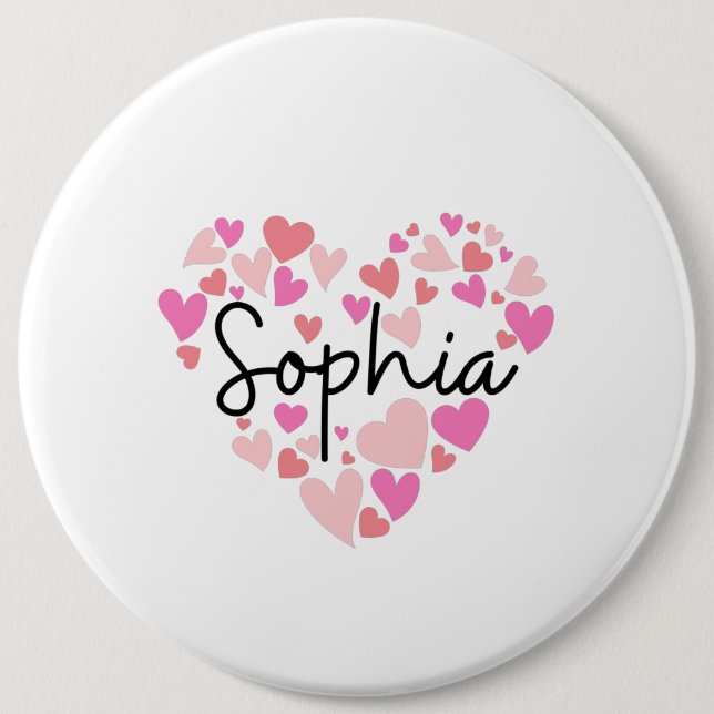 I Liebe Sophia Button (Vorderseite)