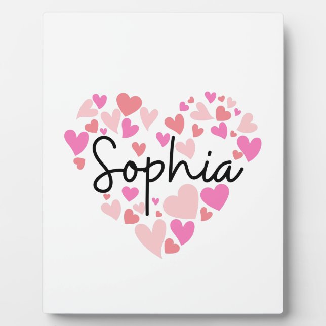 I Liebe Sophia Fotoplatte (Vorderseite)