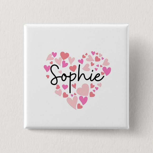 I Liebe Sophie Button (Vorderseite)