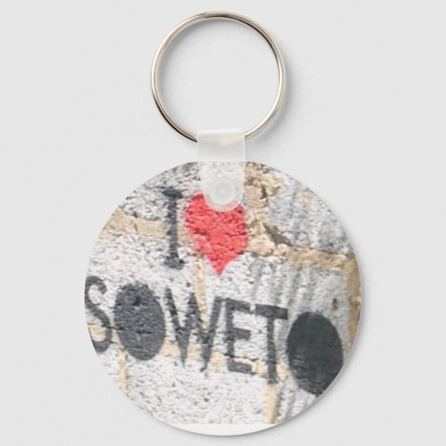 i Liebe soweto Schlüsselanhänger (Vorderseite)