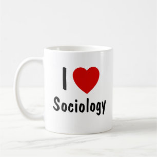 I Liebe Soziologie Kaffeetasse