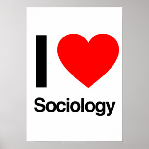 i Liebe Soziologie Poster