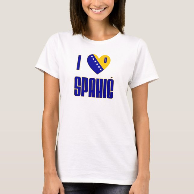 I Liebe Spahic T-Shirt (Vorderseite)