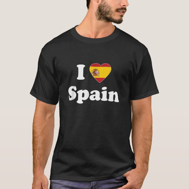 I Liebe Spanien I Herbst Spanien Spanisch T-Shirt (Vorderseite)