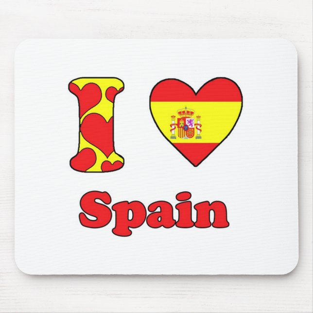 I Liebe Spanien Mousepad (Vorne)