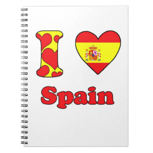 I Liebe Spanien Notizblock