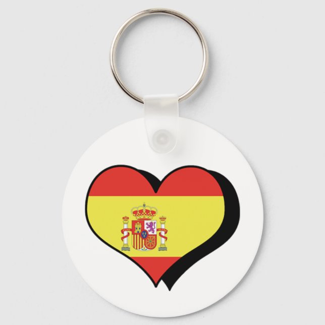 I Liebe Spanien Schlüsselanhänger (Vorderseite)