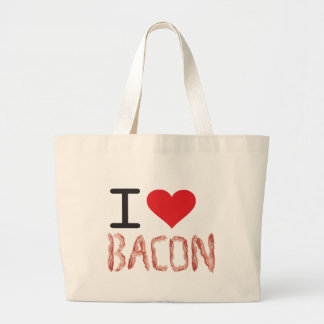 I Liebe-Speck Jumbo Stoffbeutel