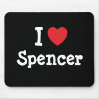 I Liebe Spencer Herzstück personalisiert