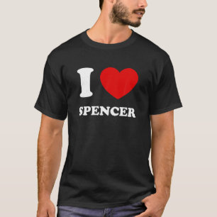 I Liebe Spencer I Heart Spencer Vorname Sp T-Shirt