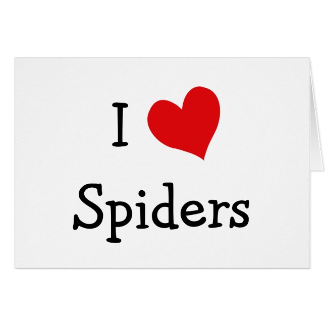 I Liebe Spiders (Vorderseite (Horizontal))