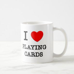 I Liebe-Spielkarten Kaffeetasse