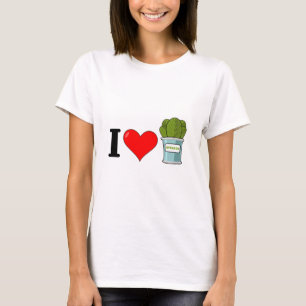 I Liebe Spinat T-Shirt
