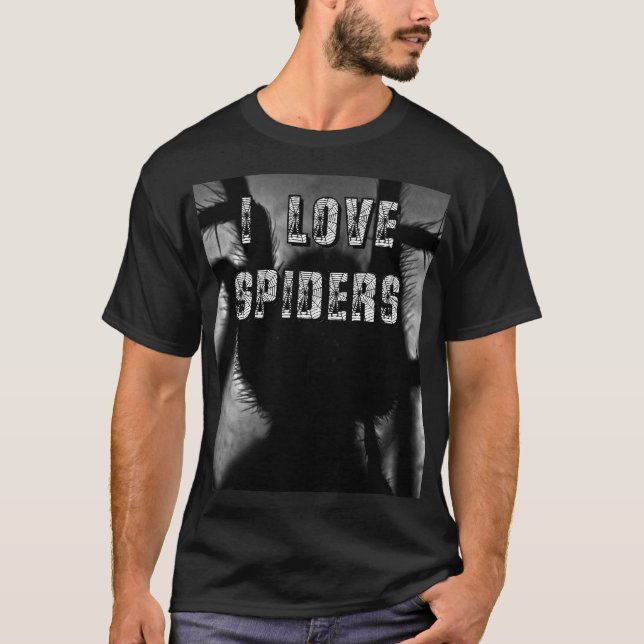 I Liebe Spinnen T - Shirt (Vorderseite)