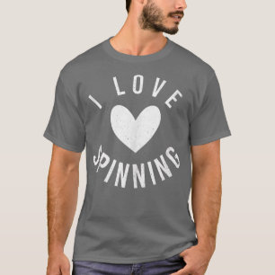 I Liebe Spinning Heart Spin Class Indoor Cycling G T-Shirt