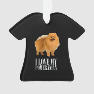 I Liebe Spitz Dog Geschenk Ornament