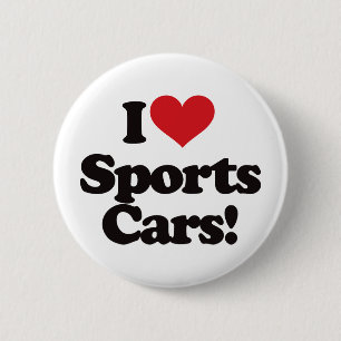 I Liebe-Sport-Autos! Button