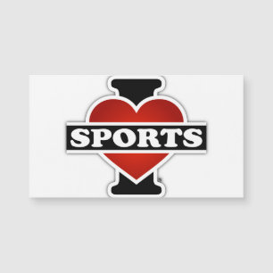 I Liebe-Sport Magnetkarte