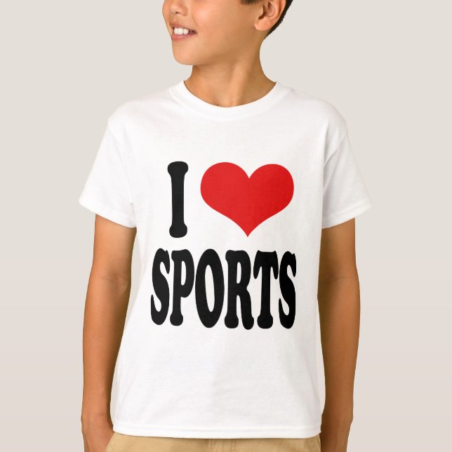I Liebe-Sport T-Shirt (Vorderseite)
