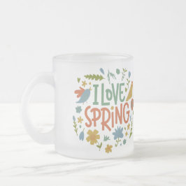 I Liebe Spring Mattglastasse