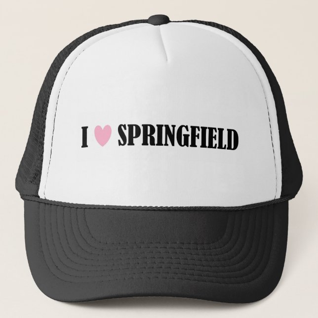 I LIEBE-SPRINGFIELD-HUT TRUCKERKAPPE (Vorderseite)