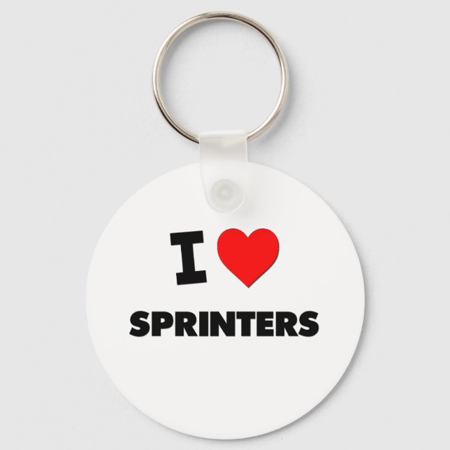 I Liebe Sprinters Schlüsselanhänger (Vorderseite)