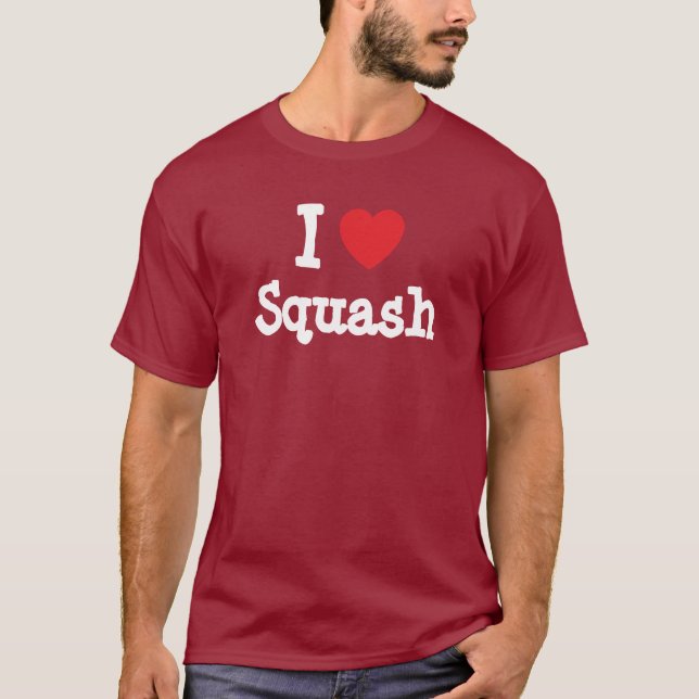 I Liebe Squash-T - Shirt (Vorderseite)