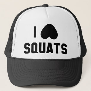 I Liebe Squats Truckerkappe