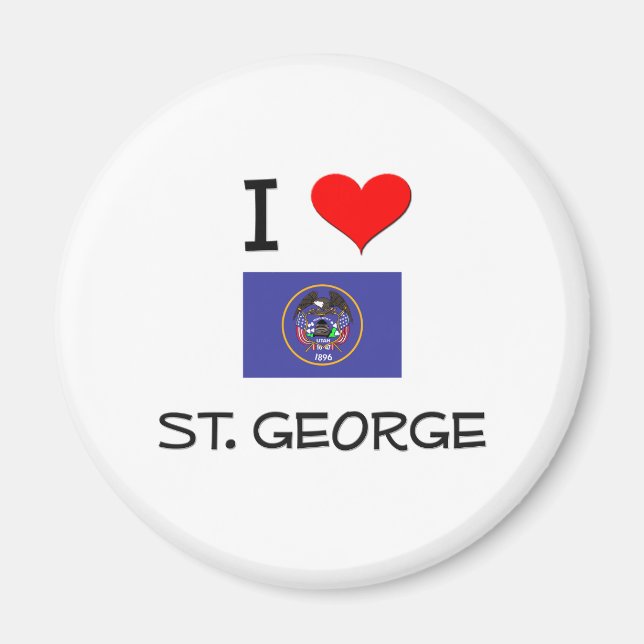 I Liebe St. George Utah Magnet (Vorne)