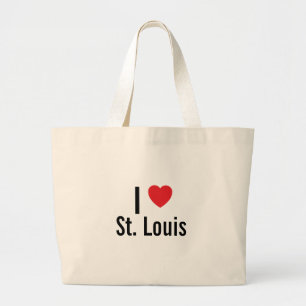 I Liebe St. Louis Jumbo Stoffbeutel