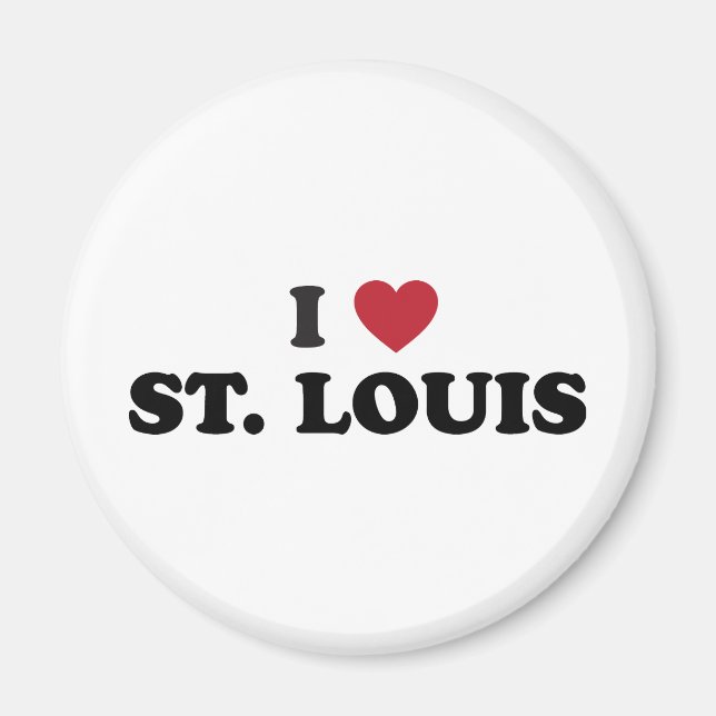 I Liebe St. Louis Missouri Magnet (Vorne)
