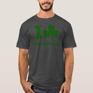 I LIEBE ST PATRICK DAY grün T-Shirt