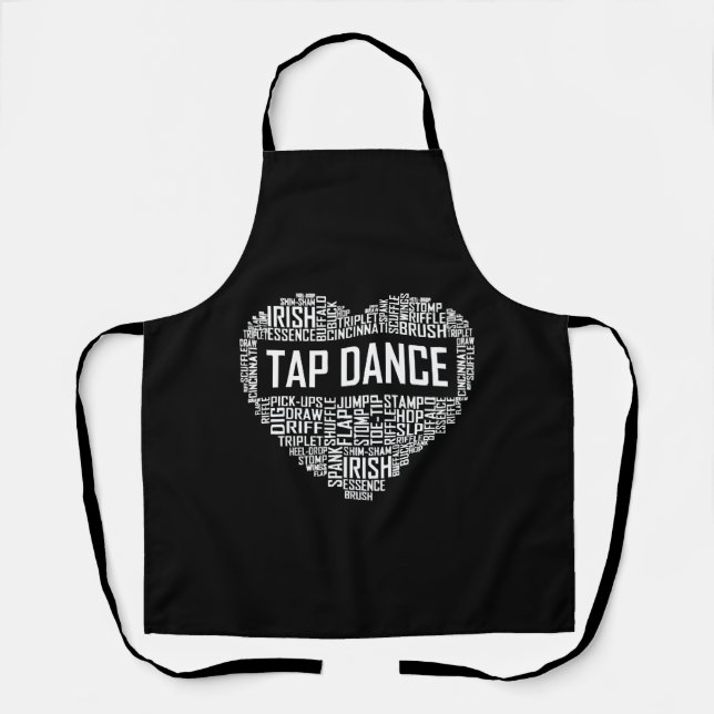 I Liebe Stach Dance Dog Lover Dancer Geschenke für Schürze (Vorderseite)