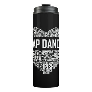 I Liebe Stach Dance Dog Lover Dancer Geschenke für Thermosbecher