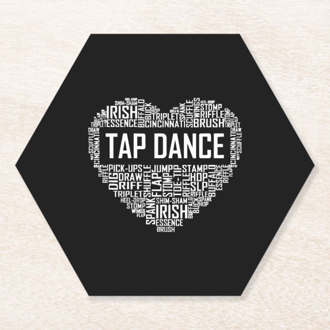 I Liebe Stach Dance Dog Lover Dancer Geschenke für Untersetzer (Vorderseite)