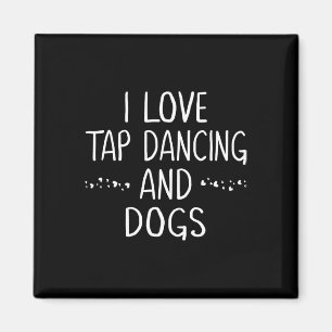 I Liebe Stach Tanz Hund Lover Tänzer Geschenke für Magnet