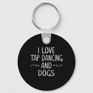 I Liebe Stach Tanz Hund Lover Tänzer Geschenke für Schlüsselanhänger