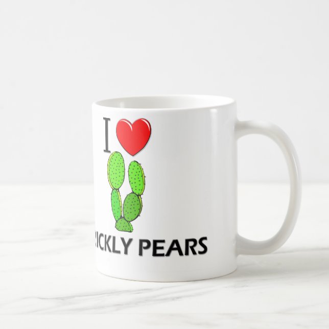 I Liebe-stachelige Birnen Kaffeetasse (Rechts)