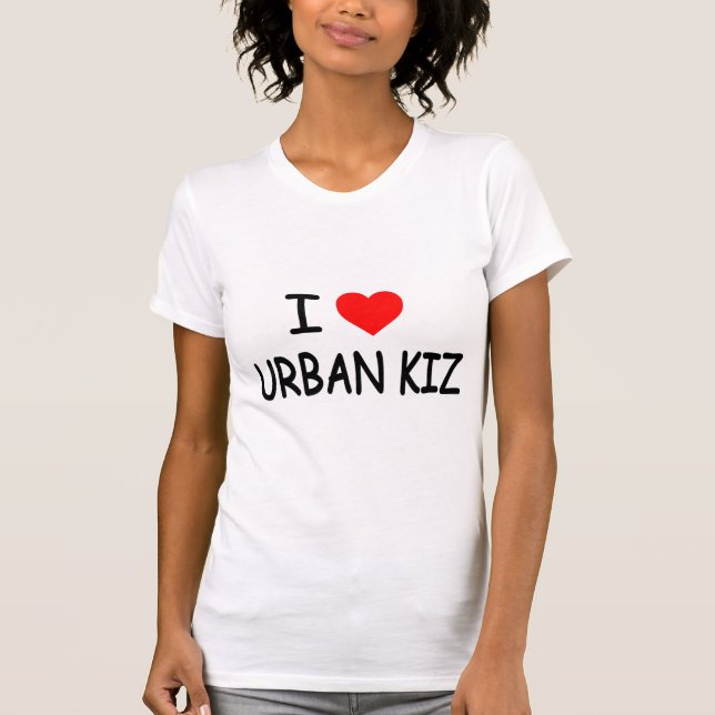 I Liebe städtischer Kiz T - Shirt - Kizomba (Vorderseite)