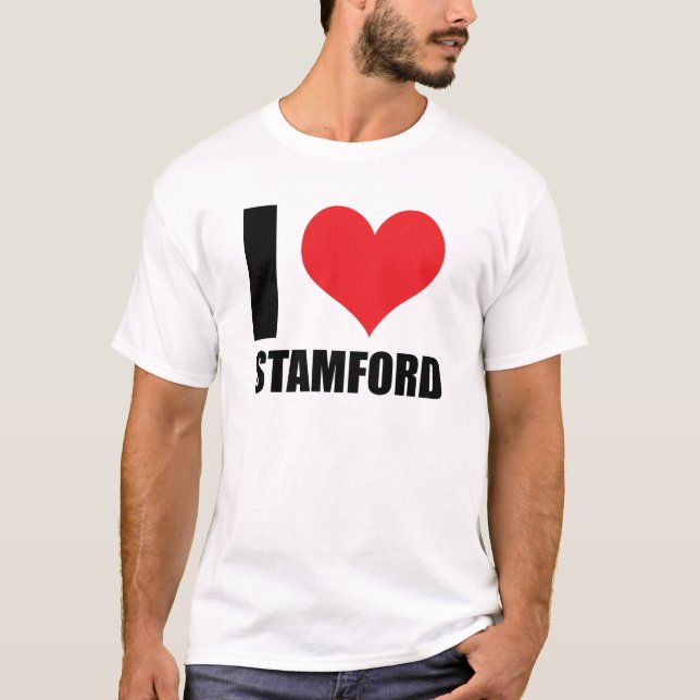 I Liebe Stamford T-Shirt (Vorderseite)