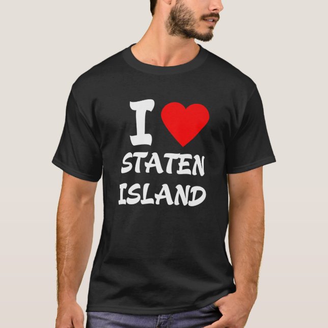 I Liebe Staten Island T-Shirt (Vorderseite)
