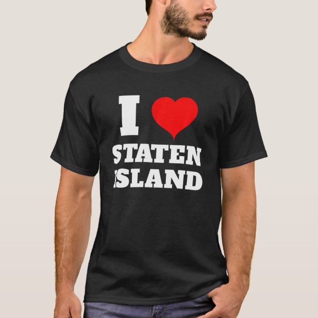 I Liebe Staten Island T-Shirt (Vorderseite)