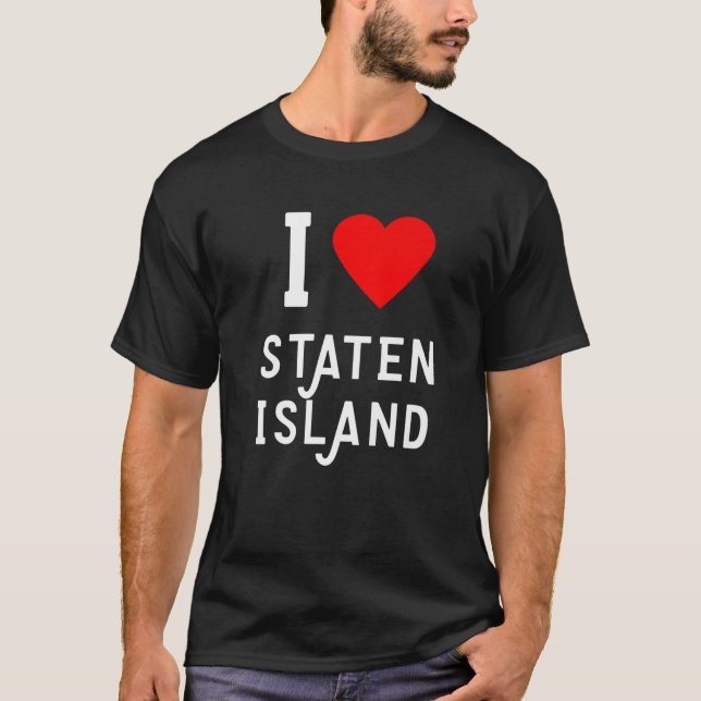 I Liebe Staten Island T-Shirt (Vorderseite)